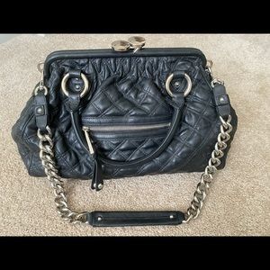 Marc Jacobs The Stan bag - black leather & silver